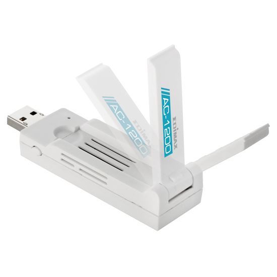 EDIMAX AC1200 Wireless Dual-Band USB Adapter. 802.11ac standard, Edimax — view 2