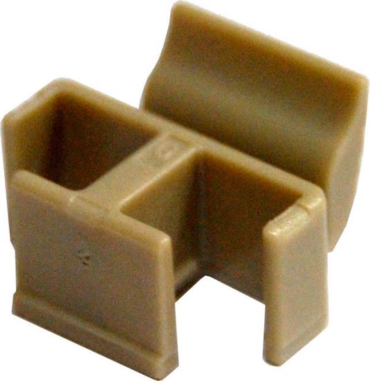 DYNAMIX LC Fibre Clip for duplex leads. Beige Colour Dynamix — view 2