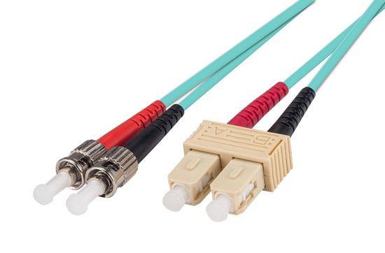 DYNAMIX 0.5M 50u SC/ST OM3 Fibre Lead (Duplex, Multimode) Dynamix — view 2