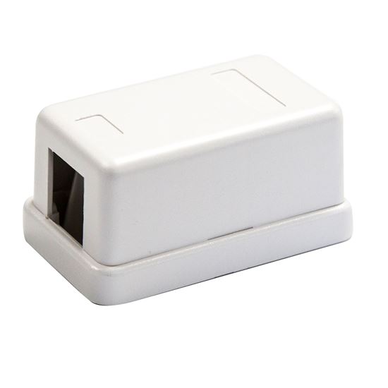 DYNAMIX 1 Port Unloaded Keystone Wall Mount Enclosure Dynamix — view 2