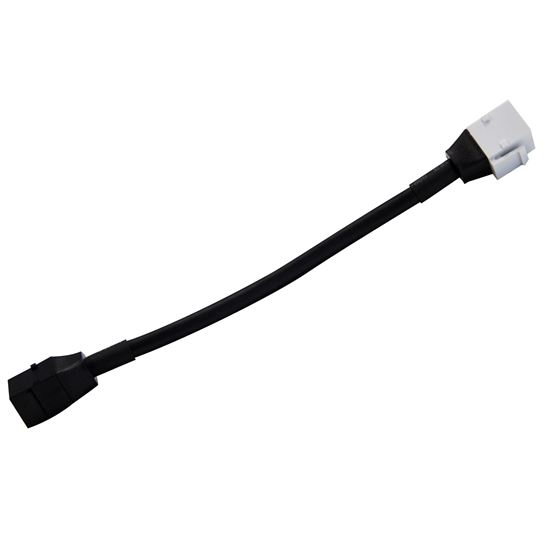 DYNAMIX 0.15m HDMI2.0 Keystone Jack, White to Black Pigtail. Dynamix — view 2