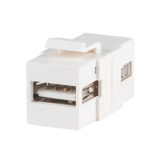 DYNAMIX USB 2.0 Keystone Jack. USB-A Female to Female Connectors. Dynamix — view 2