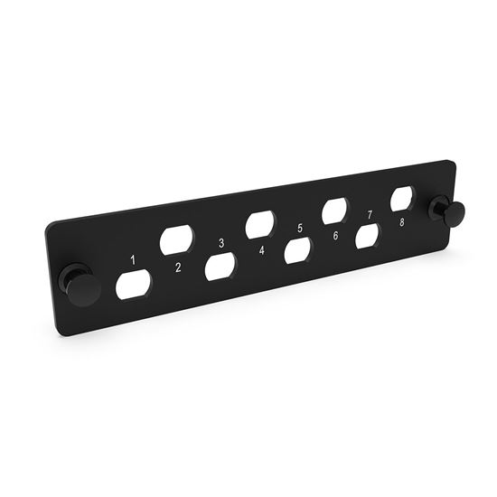 DYNAMIX ST Simplex/FC Simplex 8x Port Plate Unloaded, 2x Tier Dynamix — view 2