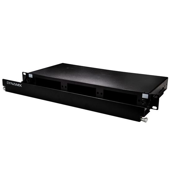 DYNAMIX 19' 1U Fibre Patch Panel Three Slot. Metal Sliding Drawer Dynamix — view 2