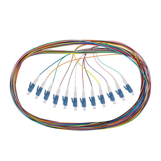 DYNAMIX 2M LC Pigtail G657A1 12 Pk Colour Coded, 900um Single-mode Dynamix — view 2