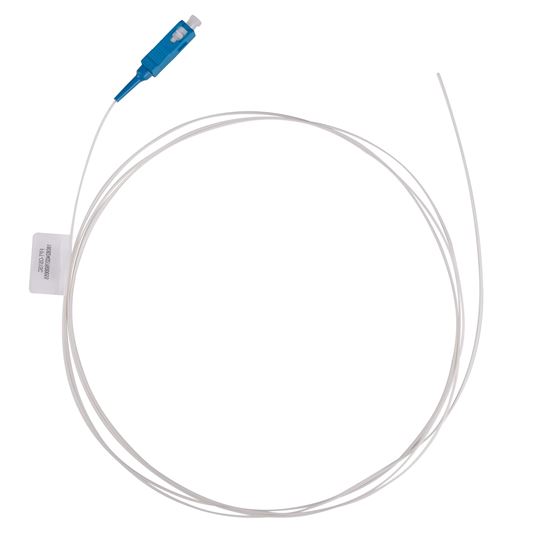 DYNAMIX 2M SC Pigtail G657A1 Single White, 900um Single-mode Fibre, Dynamix — view 2