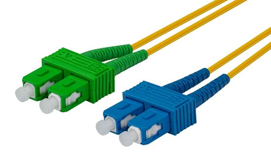 DYNAMIX 10M SCAPC/SC SIngle mode G657A1 Duplex Fibre Lead LSZH Dynamix — view 1