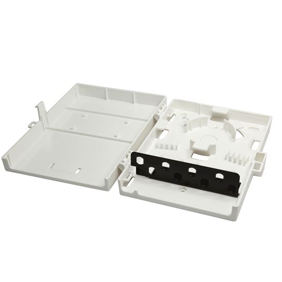 DYNAMIX Fibre Wall Enclosure 8 Port ST Simplex Unloaded. Dimensions: Dynamix — view 2