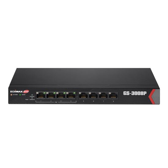 EDIMAX 8 Port Gigabit Web Managed Switch with 4 PoE+ Ports. Edimax — view 2