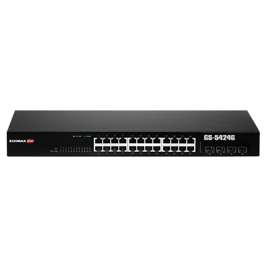 EDIMAX 24 Port Gigabit Long Range Web Smart Rack-mount Switch. Edimax — view 2