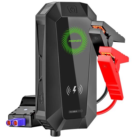PROMATE 19000mAh Jump Starter Power Bank. 1500A/12V Peak Current. Dual Promate — view 2
