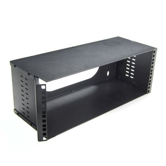 DYNAMIX 4U 200mm Deep 19' Fully Enclosed Hinged Wall Mount Bracket. Dynamix — view 2