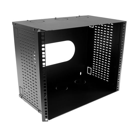 DYNAMIX 9U 300mm Deep 19' Fully Enclosed Hinged Wall Mount Bracket. Dynamix — view 2
