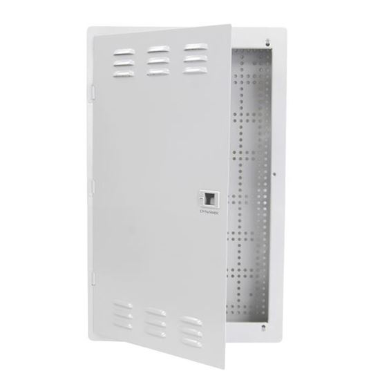 DYNAMIX 20' Network Enclosure, Recessed Wall Mount, Vented Lid, Dynamix — view 2