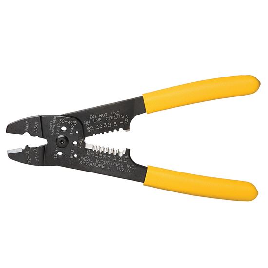 IDEAL INDUSTRIES Combination Crimp, Strip and Cut Tool. Strips 8 to 20 Ideal Industries — view 2