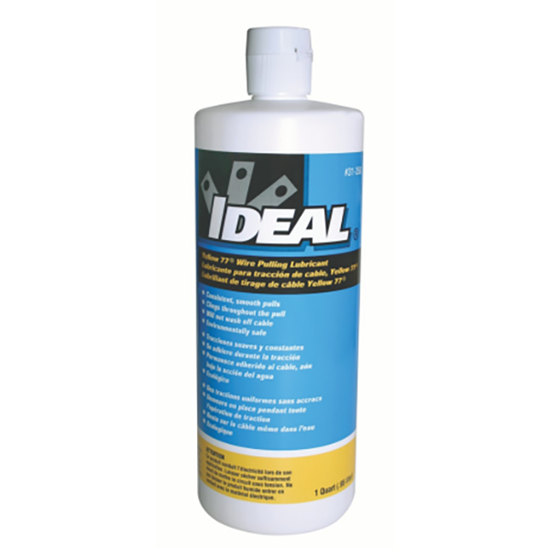 IDEAL INDUSTRIES 1 Quart Yellow 77 Wire Pulling Lubricant in Squeeze Ideal Industries — view 2