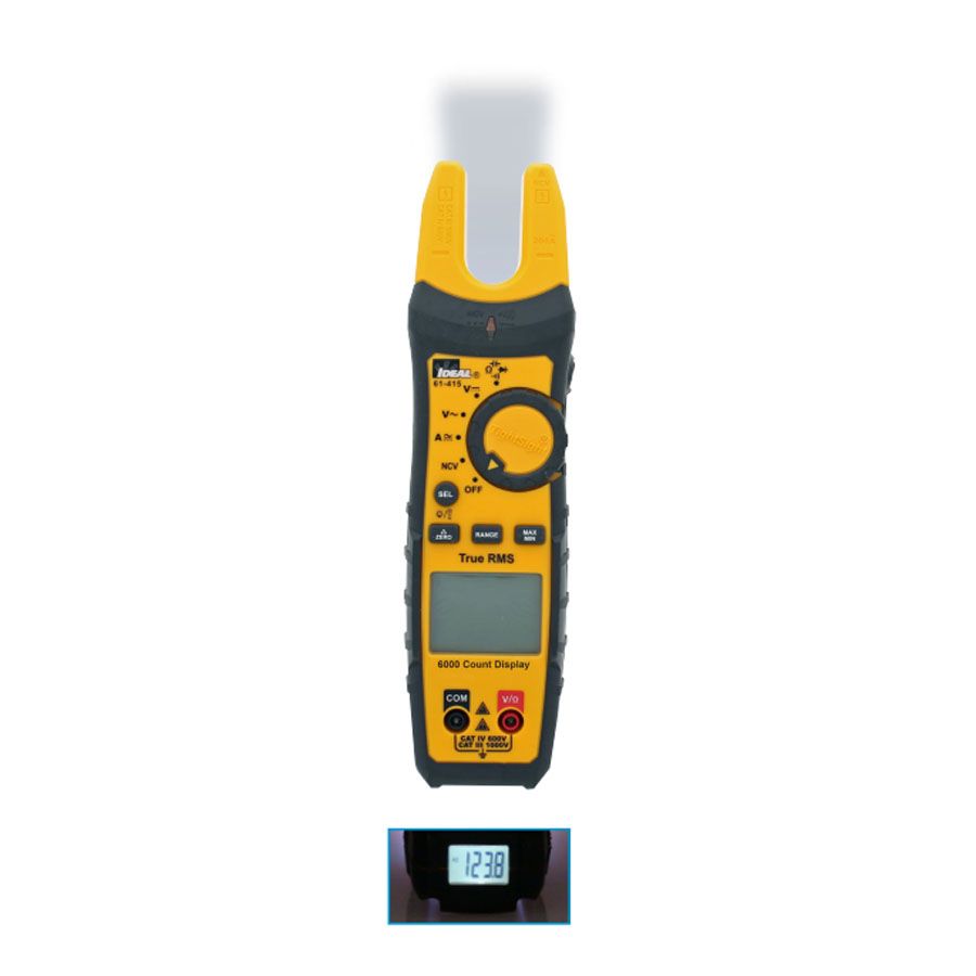 IDEAL INDUSTRIES 200A AC/DC TRMS TightSight Fork Meter. CAT IV 600V Ideal Industries — view 2