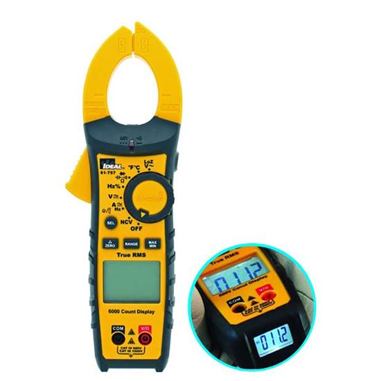 IDEAL INDUSTRIES 600A AC/DC TRMS TightSight Clamp Meter. CAT IV 600V Ideal Industries — view 2