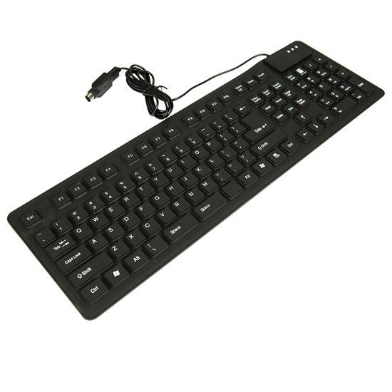 DYNAMIX Flexible USB Keyboard 109 keys. Black Colour. Dynamix — view 2