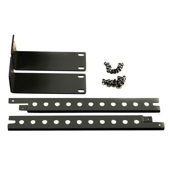 REXTRON 19' Rackmount Kit for 4 Port KVM Switch. BLACK Colour. Rextron — view 2