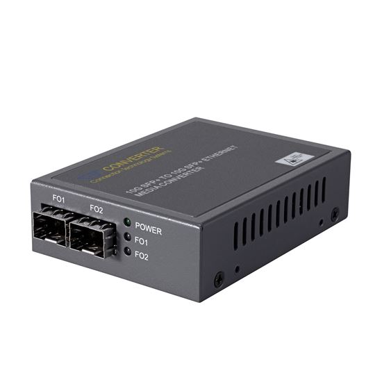 CTS Dual SFP+ 10G Media Converter. Single-mode & Multimode SFP. CTS — view 2