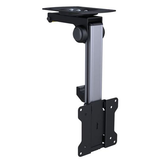 BRATECK 13-27" Fold-up Retractable TV Ceiling Mount with Flexible Brateck — view 2