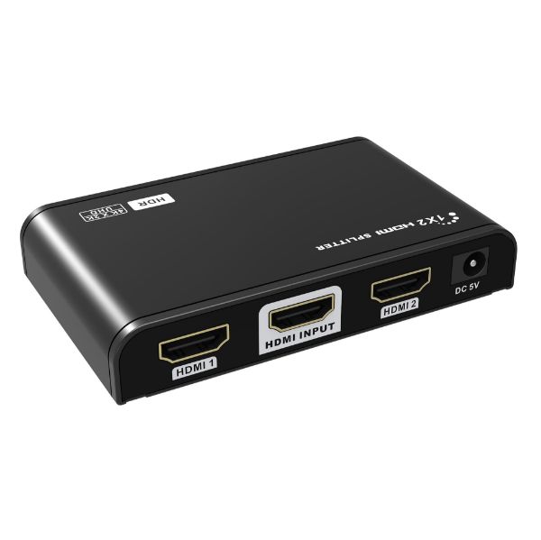 1-In-2-Out HDMI Splitter W/ HDR & EDID. UHD Res Up To 4K2K@30/60Hz Lenkeng — view 2