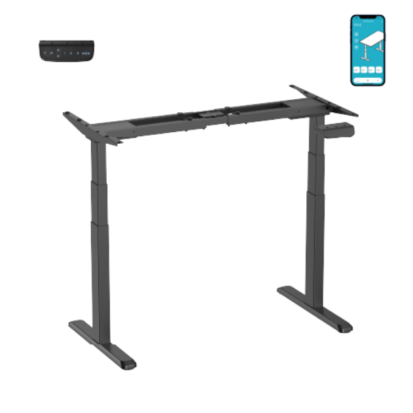 Pro Smart Dual-Motor Sit Stand Desk W/ Intelligent APP Control. Programmable Height BRATECK — view 2