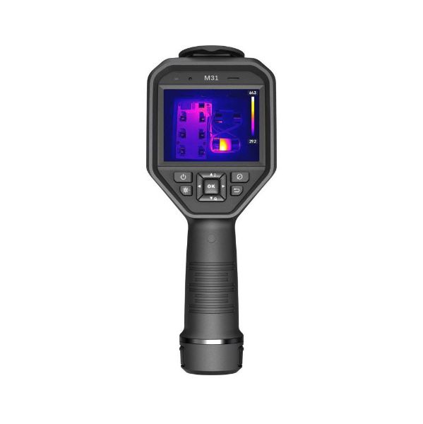 M31 Handheld Wi-Fi Manual Focus Thermal Imaging Camera. 3.5'' LCD Touch Screen. Therma HikMicro — view 2
