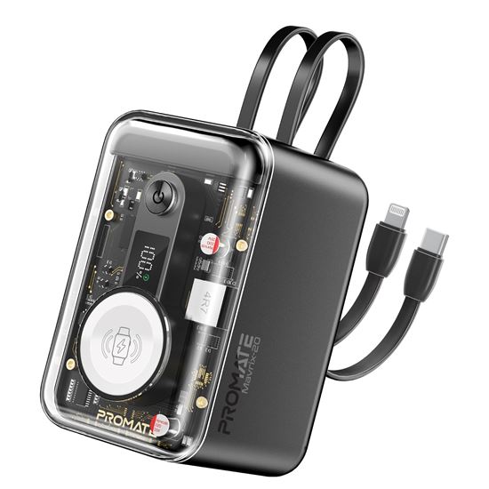PROMATE 20000mAh 4-in-1 Smartphone & Apple Watch Charging Power Bank Promate — view 2