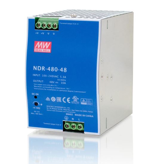 CTC UNION 48V/480W DIN Rail Mount Power Supply with Short circuit, CTCunion — view 2