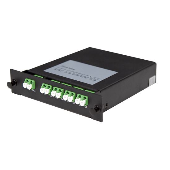 DYNAMIX PLC Fibre Optic 2:8 LC/APC Splitter Cassette Module. Dynamix — view 2