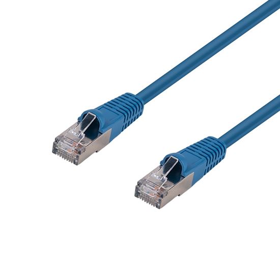 DYNAMIX 10m Cat6A S/FTP Blue Shielded 10G Patch Lead. Dynamix — view 2