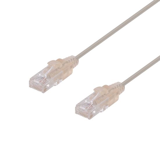 DYNAMIX 1m Cat6A 10G Beige Ultra-Slim Component Level UTP Dynamix — view 2