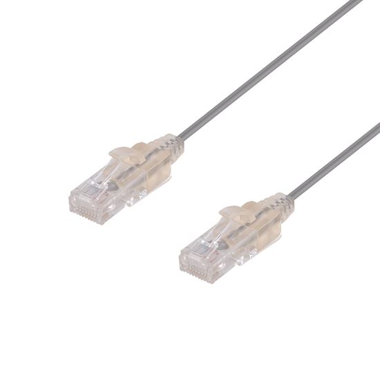DYNAMIX 2m Cat6A 10G Grey Ultra-Slim Component Level UTP Dynamix — view 2