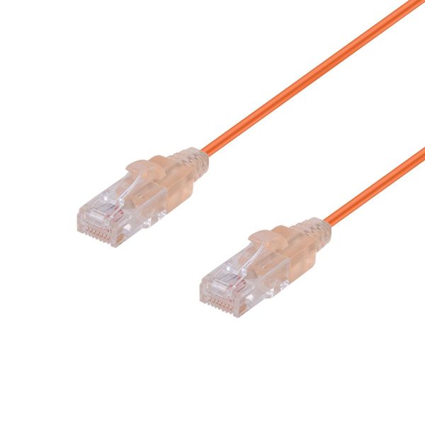 0.15m Cat6A 10G Orange UTP Patch Lead 30AWG 8023af Unshielded Plug. Dynamix — view 2