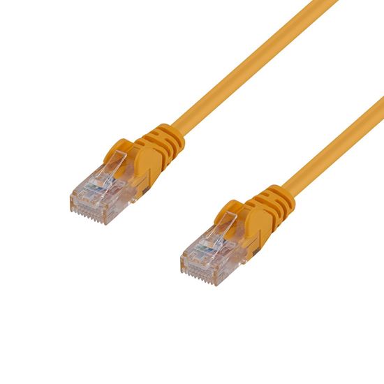 DYNAMIX 0.5m Cat6 Yellow UTP Patch Lead (T568A Specification) 250MHz Dynamix — view 2