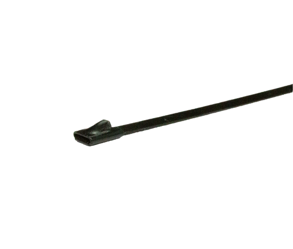 4.6 X 200mm 316L Stainless Steel Cable Ties Pack Of 100 667N/68kgs Tensile Strength POWERFORCE — view 2