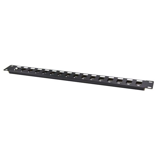 DYNAMIX 19' 16 Port Unloaded Patch Panel Keystone Inserts, 1RU Dynamix — view 2