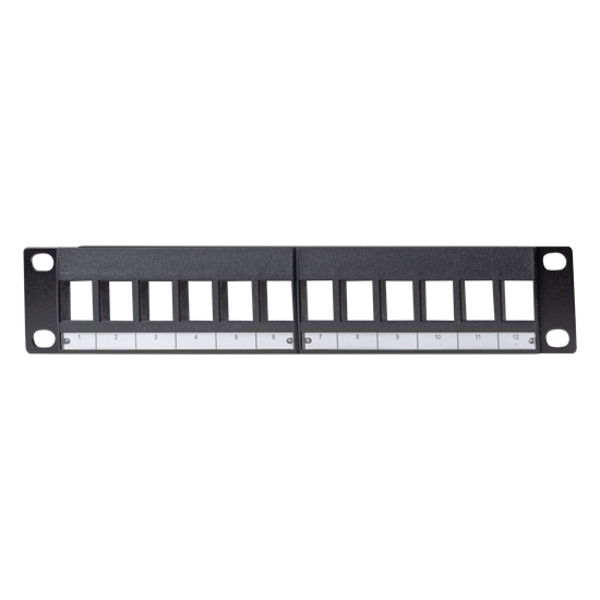 DYNAMIX 10' 12 Port Unloaded Keystone Panel Dynamix — view 2