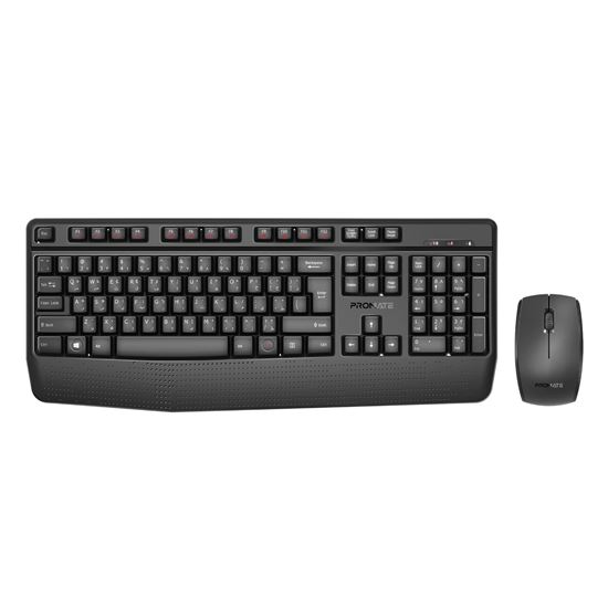 PROMATE Ergonomic Wireless Multimedia Keyboard & Mouse Combo. Promate — view 2