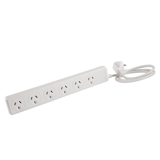 JACKSON 6-Way 10A Powerboard with Overload Protection & 1m Lead. Jackson — view 2