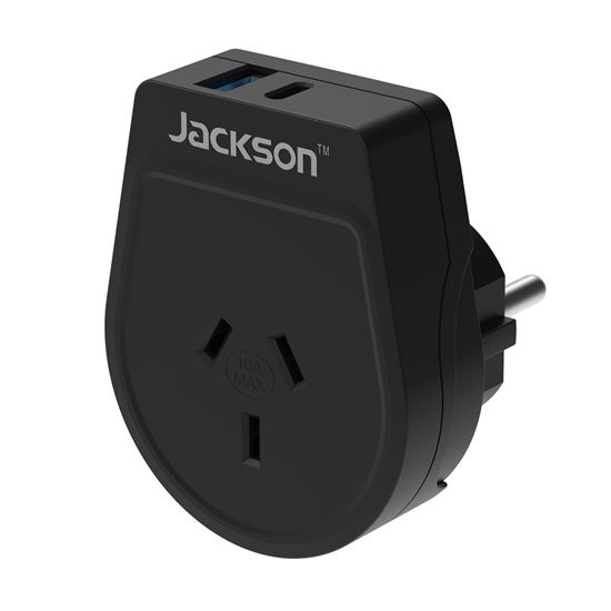 Outbound 20W PD Travel Adapter USB-A/C Ports NZ/AUS Plugs for Jackson — view 2
