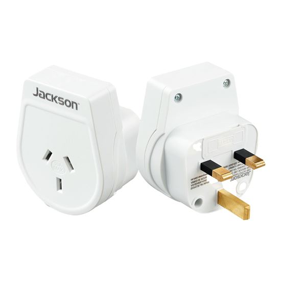 JACKSON Slim Outbound Travel Adaptor for use in UK/Hong Kong. Jackson — view 2