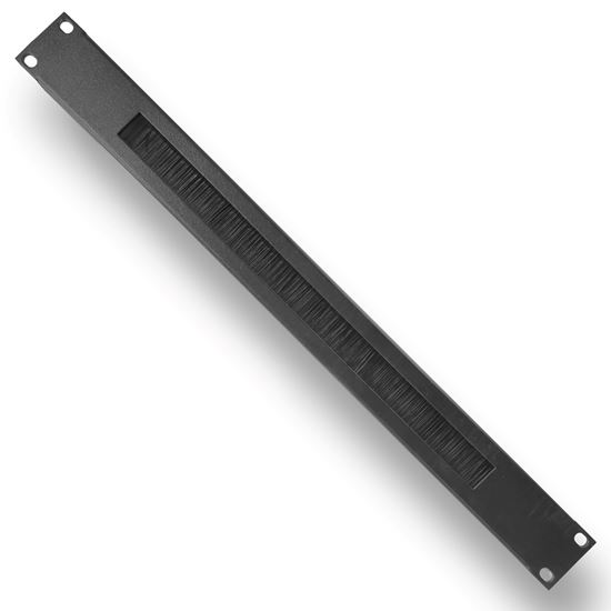 DYNAMIX 1RU 19' Brush Cable Management Bar. Black Colour. Dynamix — view 2