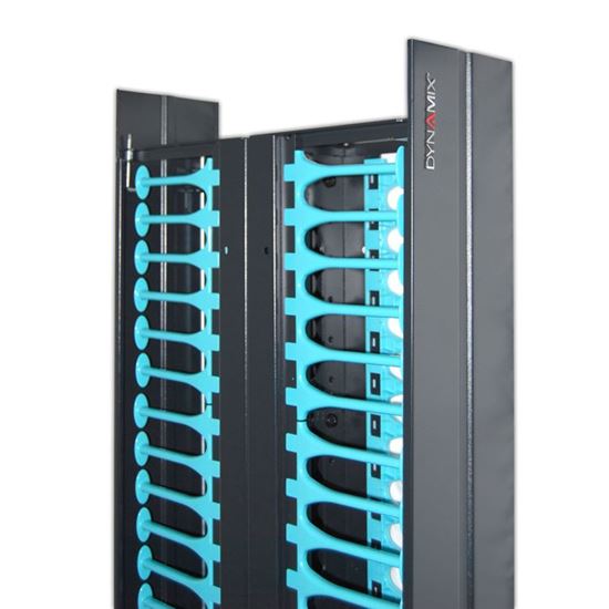DYNAMIX Dual 150mm wide finger duct cable management Panels for Dynamix — view 2