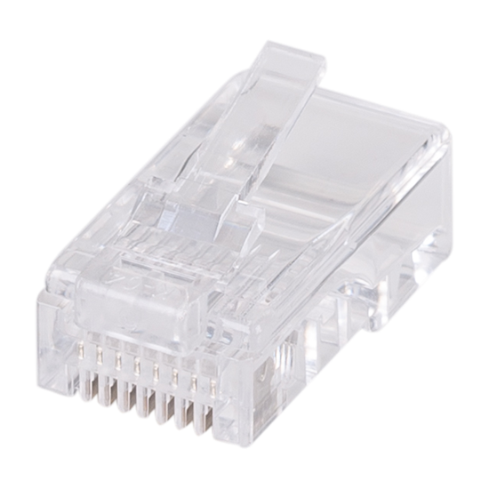 DYNAMIX RJ45 Plug 20pc Bag, 8P8C Modular Plug (Flat, Stranded). Dynamix — view 2
