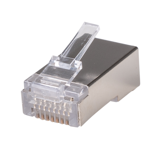 DYNAMIX Cat6A RJ45 20pc Bag, 8P8C Modular Plug 15U' with insert. Dynamix — view 2