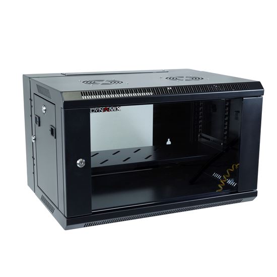 DYNAMIX 6RU Universal Swing Wall Mount Cabinet. Removable Back mount Dynamix — view 2