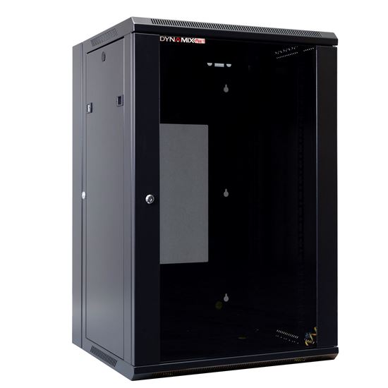 DYNAMIX LITE 18RU Swing Wall Mount Cabinet. 600x550x901mm (WxDxH) Dynamix — view 2